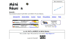 Desktop Screenshot of meteo-reunion.com